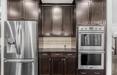 151 Mahogany Bay Se, Calgary, AB - Indoor Photo Showing Kitchen With Stainless Steel Kitchen