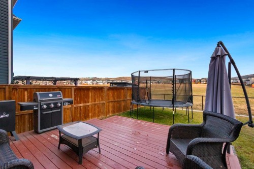 68 Morgan Street, Cochrane, AB - Outdoor With Deck Patio Veranda With Exterior