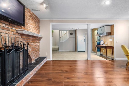 4604 Marwood Way Ne, Calgary, AB - Indoor With Fireplace