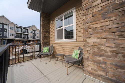 701-250 Fireside View, Cochrane, AB - Outdoor With Deck Patio Veranda With Exterior