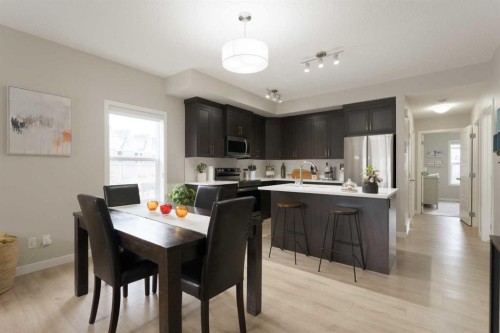 701-250 Fireside View, Cochrane, AB - Indoor Photo Showing Dining Room