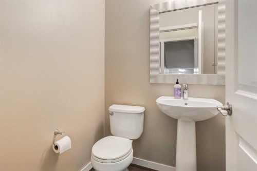152 New Brighton Grove Se, Calgary, AB - Indoor Photo Showing Bathroom