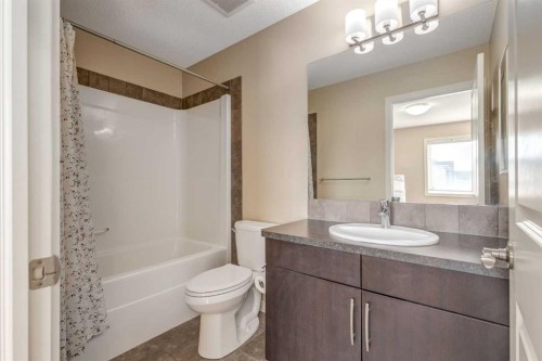 152 New Brighton Grove Se, Calgary, AB - Indoor Photo Showing Bathroom