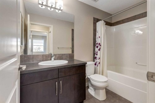152 New Brighton Grove Se, Calgary, AB - Indoor Photo Showing Bathroom