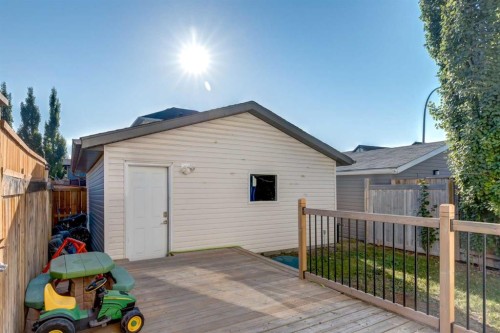 152 New Brighton Grove Se, Calgary, AB - Outdoor With Deck Patio Veranda With Exterior