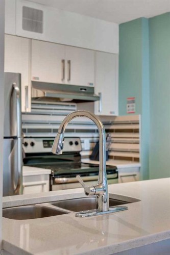 815-738 3 Avenue Sw, Calgary, AB - Indoor Photo Showing Kitchen With Double Sink