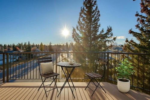 403-3810 43 Street Sw, Calgary, AB - Outdoor With Balcony