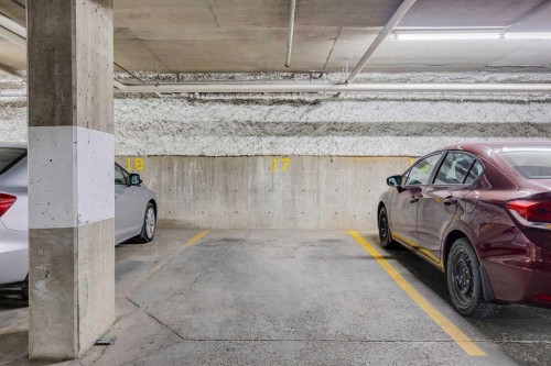 403-3810 43 Street Sw, Calgary, AB - Indoor Photo Showing Garage