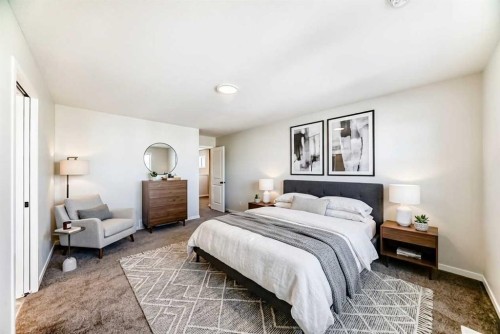 111 Mercado Crescent Se, Calgary, AB - Indoor Photo Showing Bedroom
