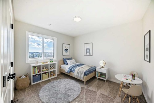 111 Mercado Crescent Se, Calgary, AB - Indoor Photo Showing Bedroom