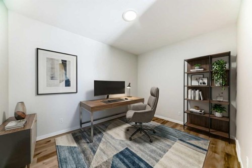 111 Mercado Crescent Se, Calgary, AB - Indoor Photo Showing Office