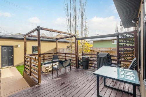 4528 17 Avenue Nw, Calgary, AB - Outdoor With Deck Patio Veranda