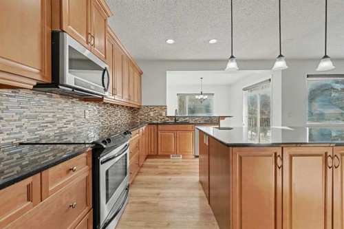 134 Autumn Gardens Se, Calgary, AB - Indoor Photo Showing Kitchen With Upgraded Kitchen