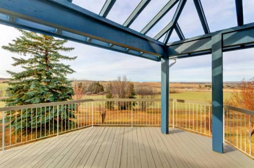 154098 183 Avenue West, Rural Foothills County, AB - Outdoor With Deck Patio Veranda With View With Exterior