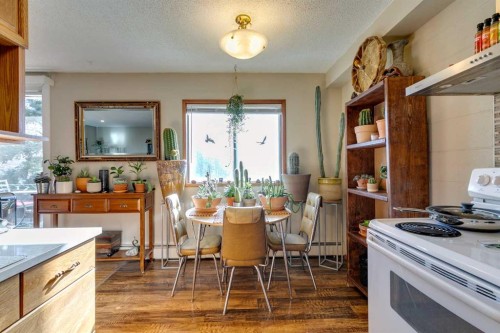 810 Drury Avenue Ne, Calgary, AB - Indoor Photo Showing Kitchen With Double Sink
