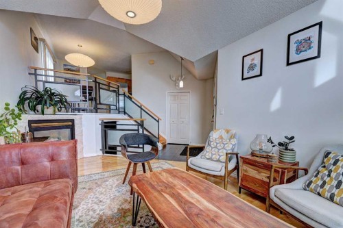 1501 3 Street Nw, Calgary, AB - Indoor Photo Showing Other Room With Fireplace