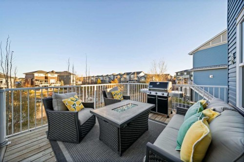 50 Bayview Circle Sw, Airdrie, AB - Outdoor With Deck Patio Veranda With Exterior
