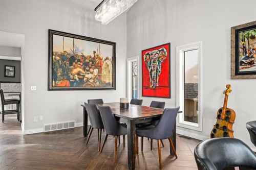 296 Lakeside Greens Crescent, Chestermere, AB - Indoor Photo Showing Dining Room