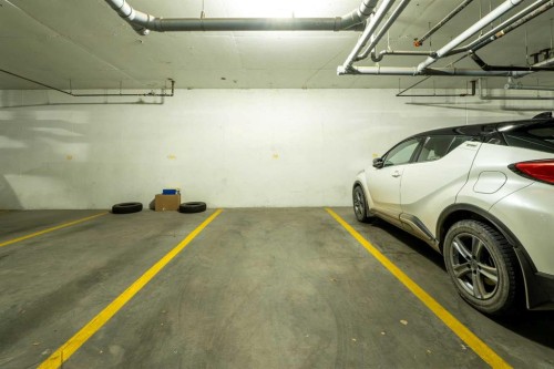 327-360 Harvest Hills Way Ne, Calgary, AB - Indoor Photo Showing Garage