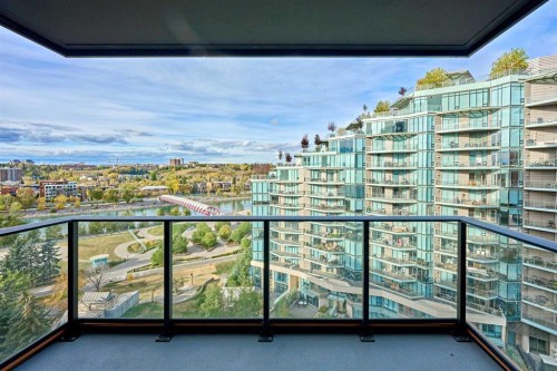 1012-730 2 Avenue Sw, Calgary, AB - Outdoor With Balcony With View With Exterior