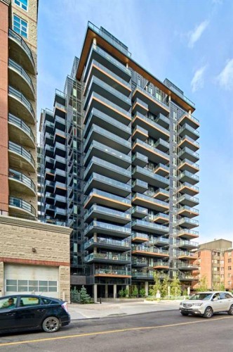1012-730 2 Avenue Sw, Calgary, AB - Outdoor With Balcony With Facade