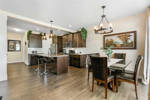 340 Lawthorn Way Se, Airdrie, AB - Indoor Photo Showing Dining Room