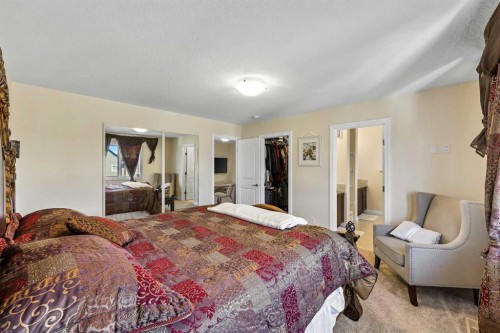 340 Lawthorn Way Se, Airdrie, AB - Indoor Photo Showing Bedroom
