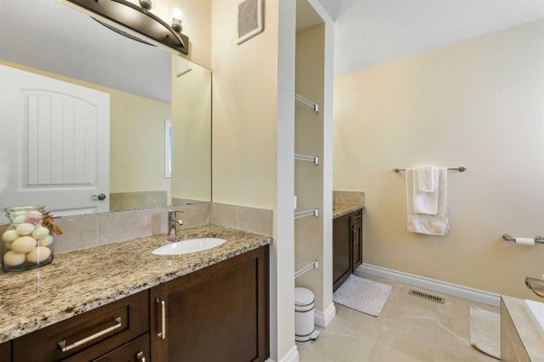 340 Lawthorn Way Se, Airdrie, AB - Indoor Photo Showing Bathroom