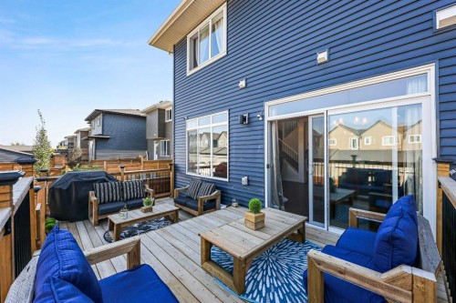 340 Lawthorn Way Se, Airdrie, AB - Outdoor With Deck Patio Veranda With Exterior