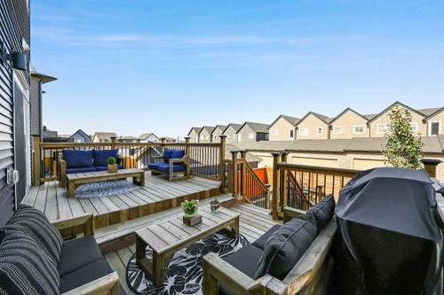 340 Lawthorn Way Se, Airdrie, AB - Outdoor With Deck Patio Veranda With Exterior