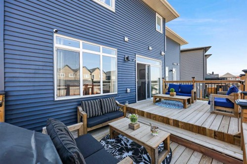 340 Lawthorn Way Se, Airdrie, AB - Outdoor With Deck Patio Veranda With Exterior