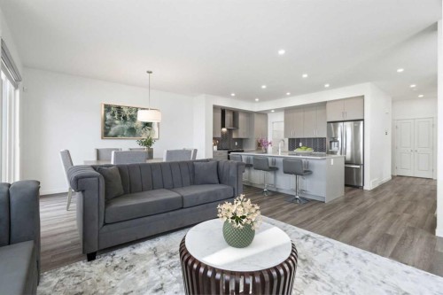 248 Masters Row Se, Calgary, AB - Indoor Photo Showing Living Room