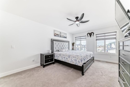 127 Saddlecrest Grove Ne, Calgary, AB - Indoor Photo Showing Bedroom