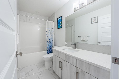 112 Midtown Close Sw, Airdrie, AB - Indoor Photo Showing Bathroom