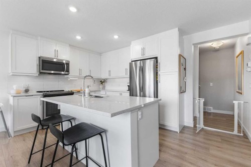 443 Sage Hill Grove Nw, Calgary, AB - Indoor Photo Showing Kitchen With Upgraded Kitchen
