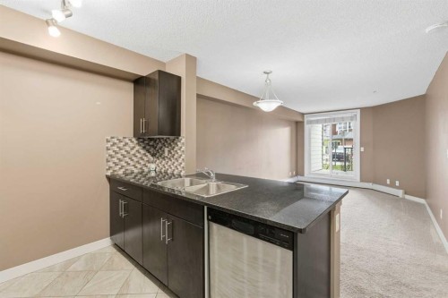 2119-81 Legacy Boulevard Se, Calgary, AB - Indoor Photo Showing Kitchen With Double Sink