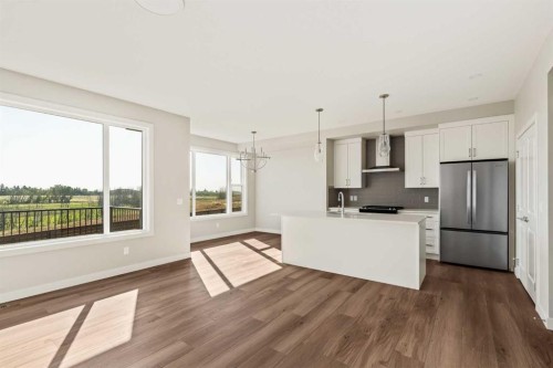 163 Belvedere Crescent, Calgary, AB - Indoor Photo Showing Kitchen With Stainless Steel Kitchen