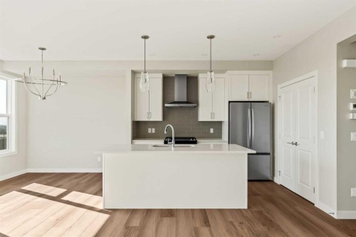 163 Belvedere Crescent, Calgary, AB - Indoor Photo Showing Kitchen With Stainless Steel Kitchen