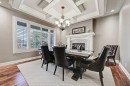 1739 49 Avenue Sw, Calgary, AB  - Indoor Photo Showing Dining Room With Fireplace 