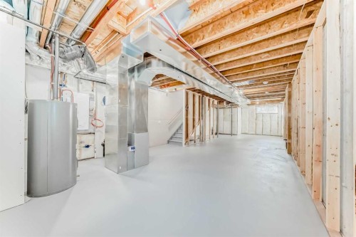 1168 Mahogany Boulevard Se, Calgary, AB - Indoor Photo Showing Basement