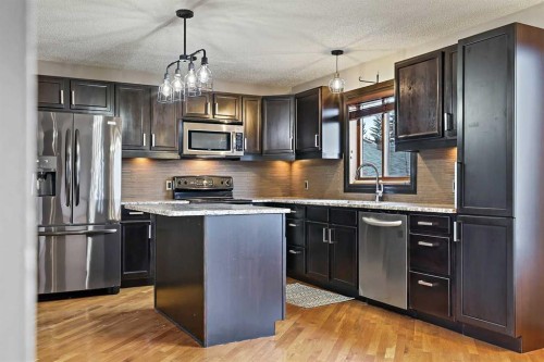 128 Ventura Way Ne, Calgary, AB - Indoor Photo Showing Kitchen With Stainless Steel Kitchen With Upgraded Kitchen