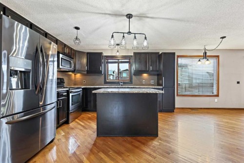 128 Ventura Way Ne, Calgary, AB - Indoor Photo Showing Kitchen With Stainless Steel Kitchen With Upgraded Kitchen