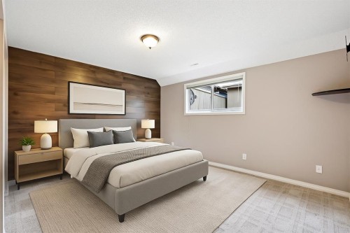 128 Ventura Way Ne, Calgary, AB - Indoor Photo Showing Bedroom