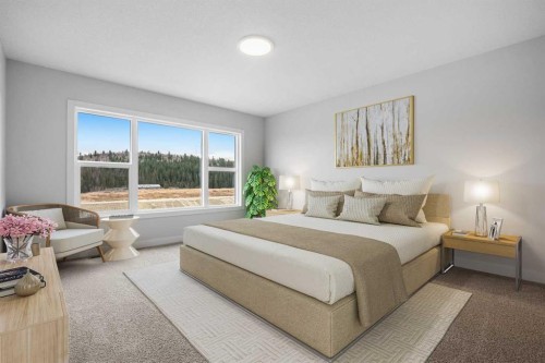 76 Creekview Manor Sw, Calgary, AB - Indoor Photo Showing Bedroom