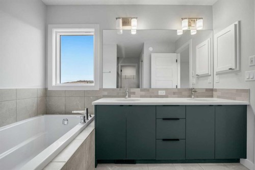 76 Creekview Manor Sw, Calgary, AB - Indoor Photo Showing Bathroom