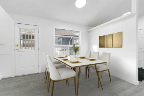 361 Martinwood Place Ne, Calgary, AB - Indoor Photo Showing Dining Room