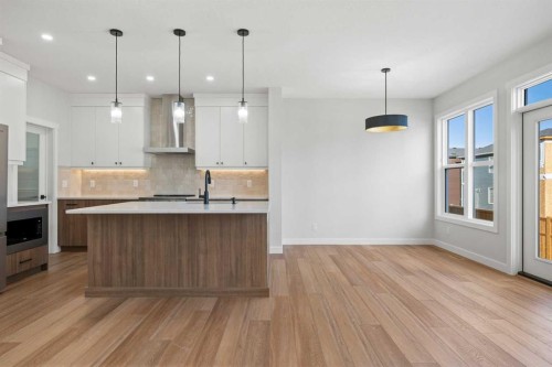 38 Amblefield Common Nw, Calgary, AB - Indoor Photo Showing Kitchen With Upgraded Kitchen