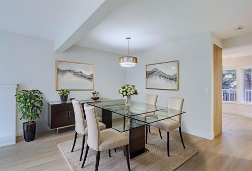 246 Cedarwood Park Sw, Calgary, AB - Indoor Photo Showing Dining Room
