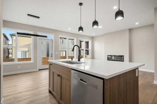 62 Amblefield Common Nw, Calgary, AB - Indoor Photo Showing Kitchen