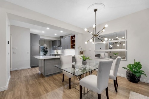 12-10 St Julien Drive Sw, Calgary, AB - Indoor Photo Showing Dining Room